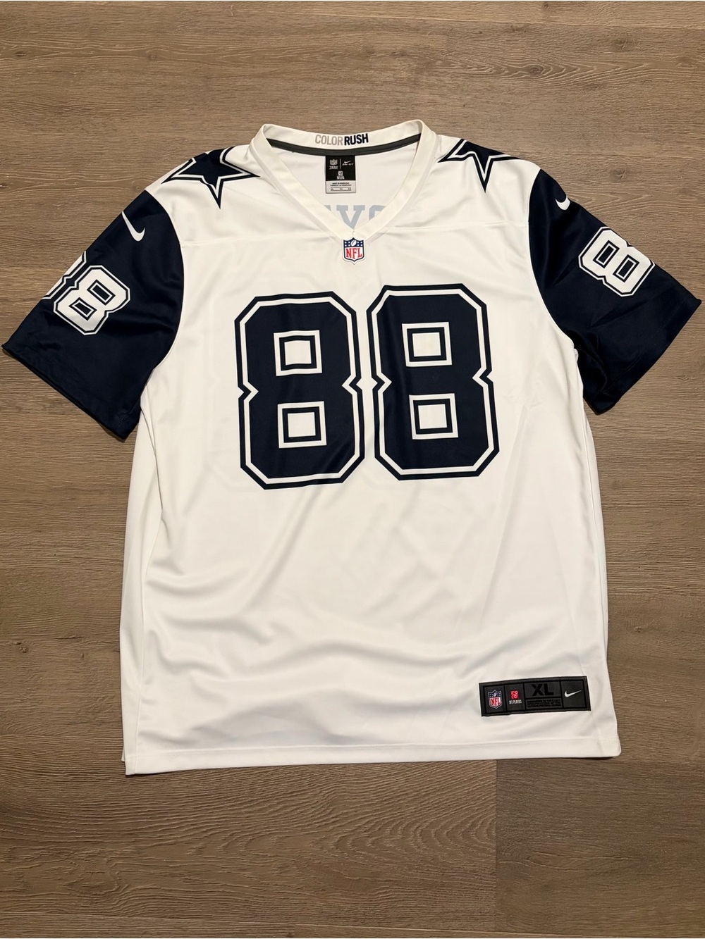 Nike Dallas Cowboys #88 White & Navy Men's Jersey